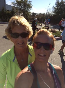 The race photographer and I- I suck at selfies :)