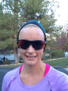 Pardon the bald look, my cheeks were so cold!!!