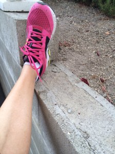 I love this wall for stretching! 