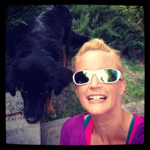 Post run time with the puppy