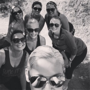 another selfie, D is more talented than I am