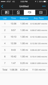 Not bad considering all the walking