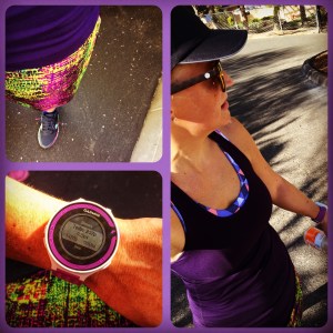 It was hot but I got to test put my new skirt!!  Too bad I suck at selfies, haha!