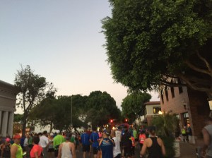 A few moments of cold.